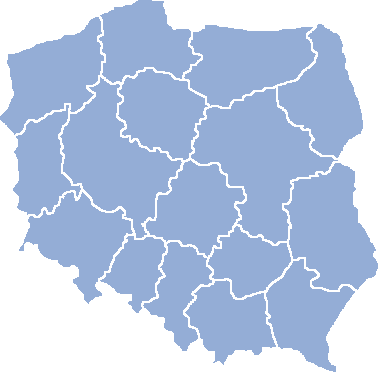 Mapa Polski – zasięg działania Digitality